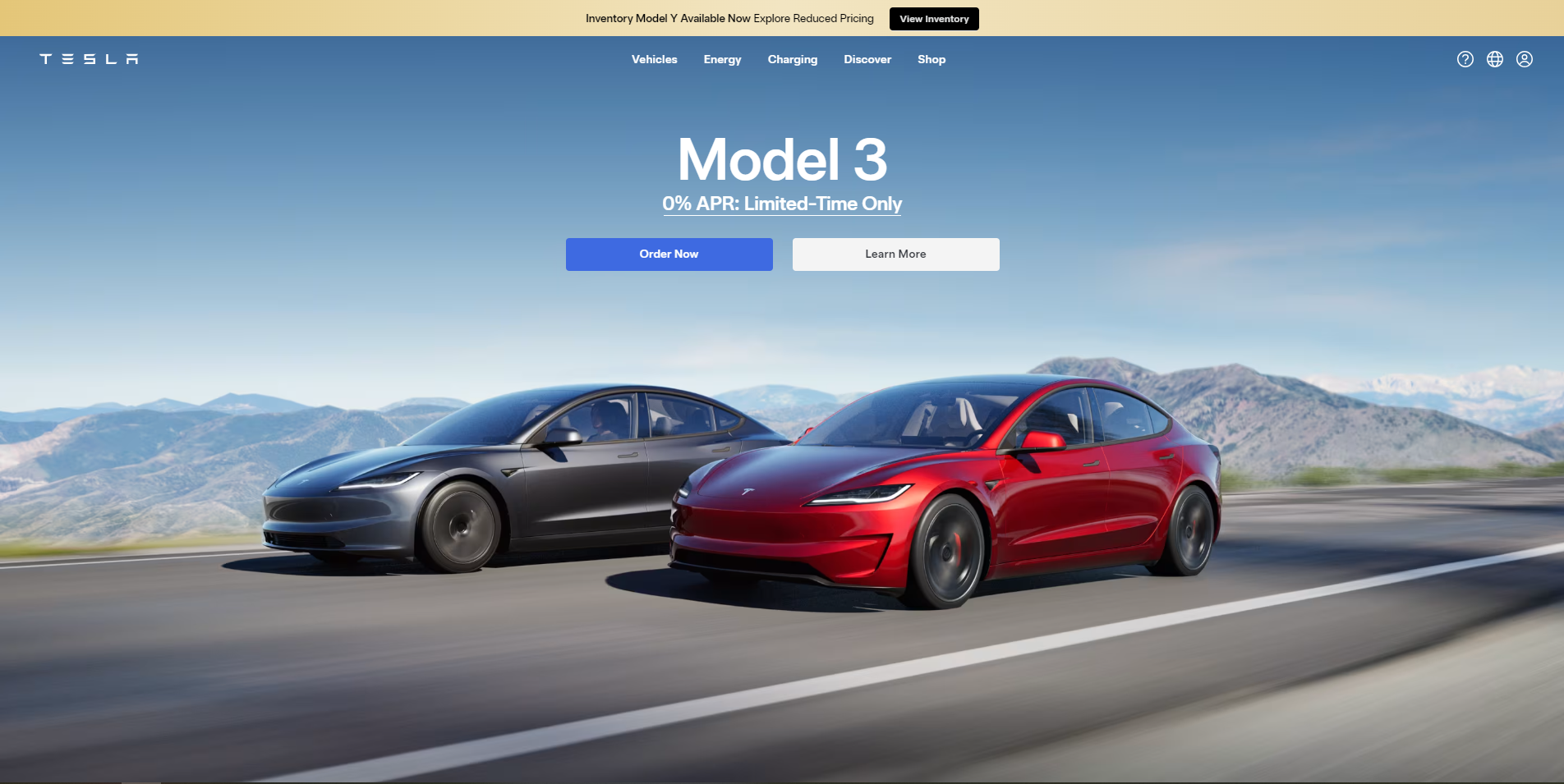 Tesla Website